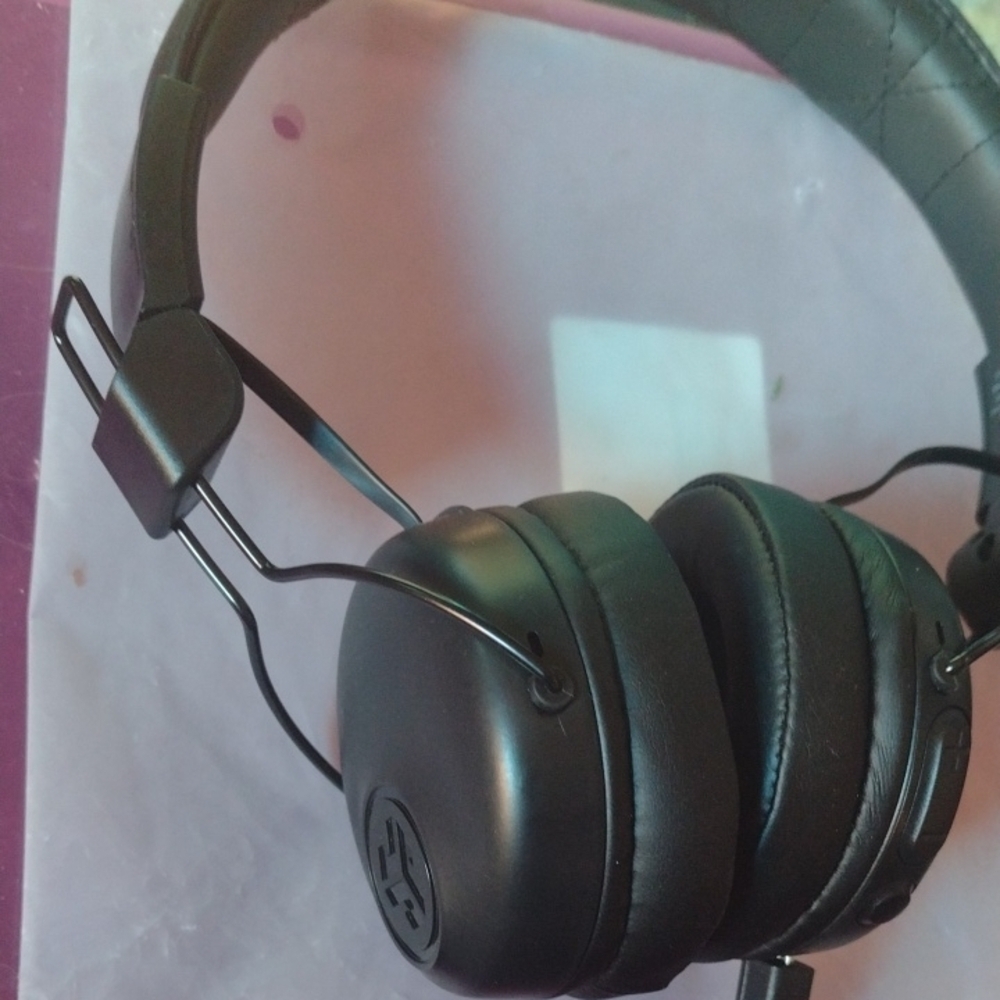 JLab Black Over-Ear Headphones Wireless